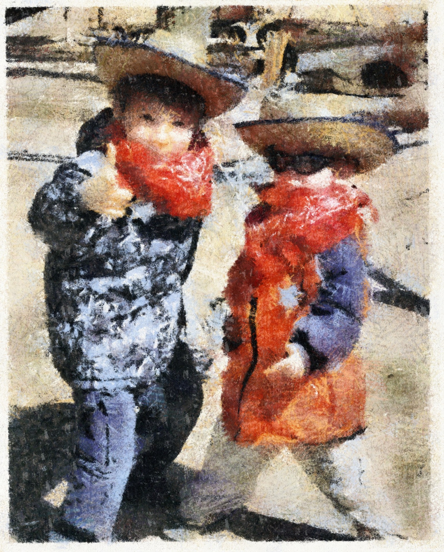 little boys cowboys free photo