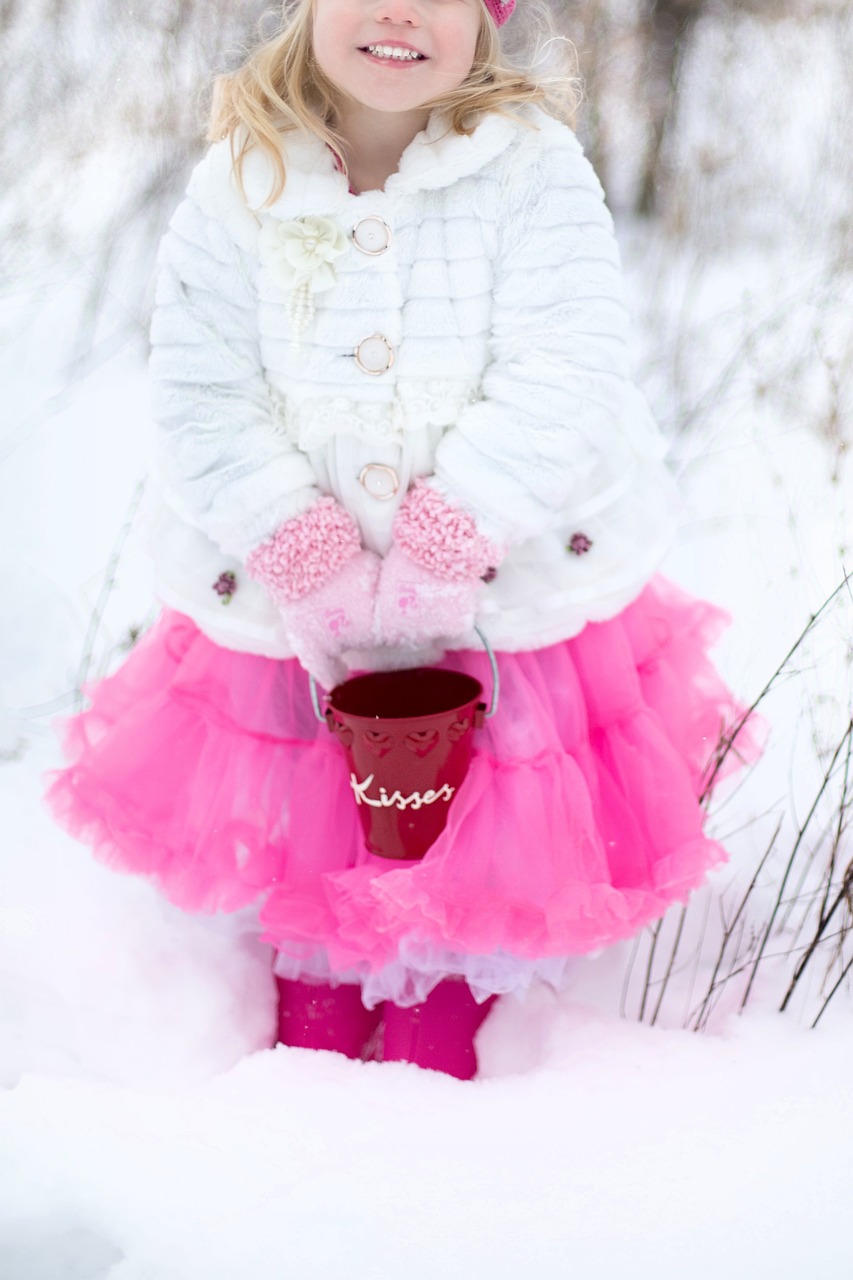 little girl tutu pink free photo