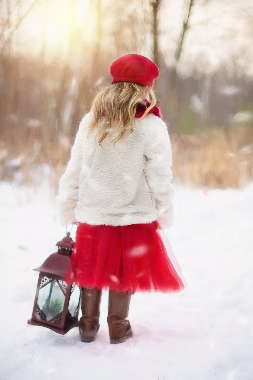 little girl winter snow free photo