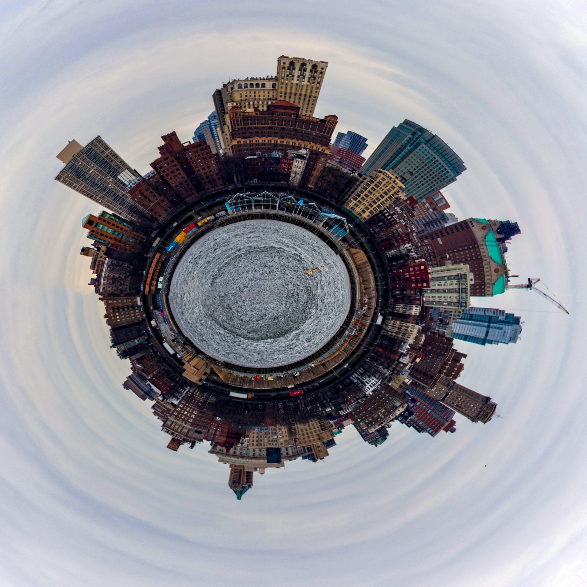 abstract landscape little planet free photo