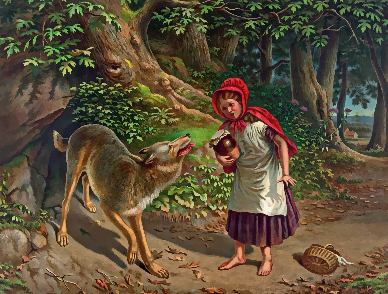 little red riding hood red little free photo