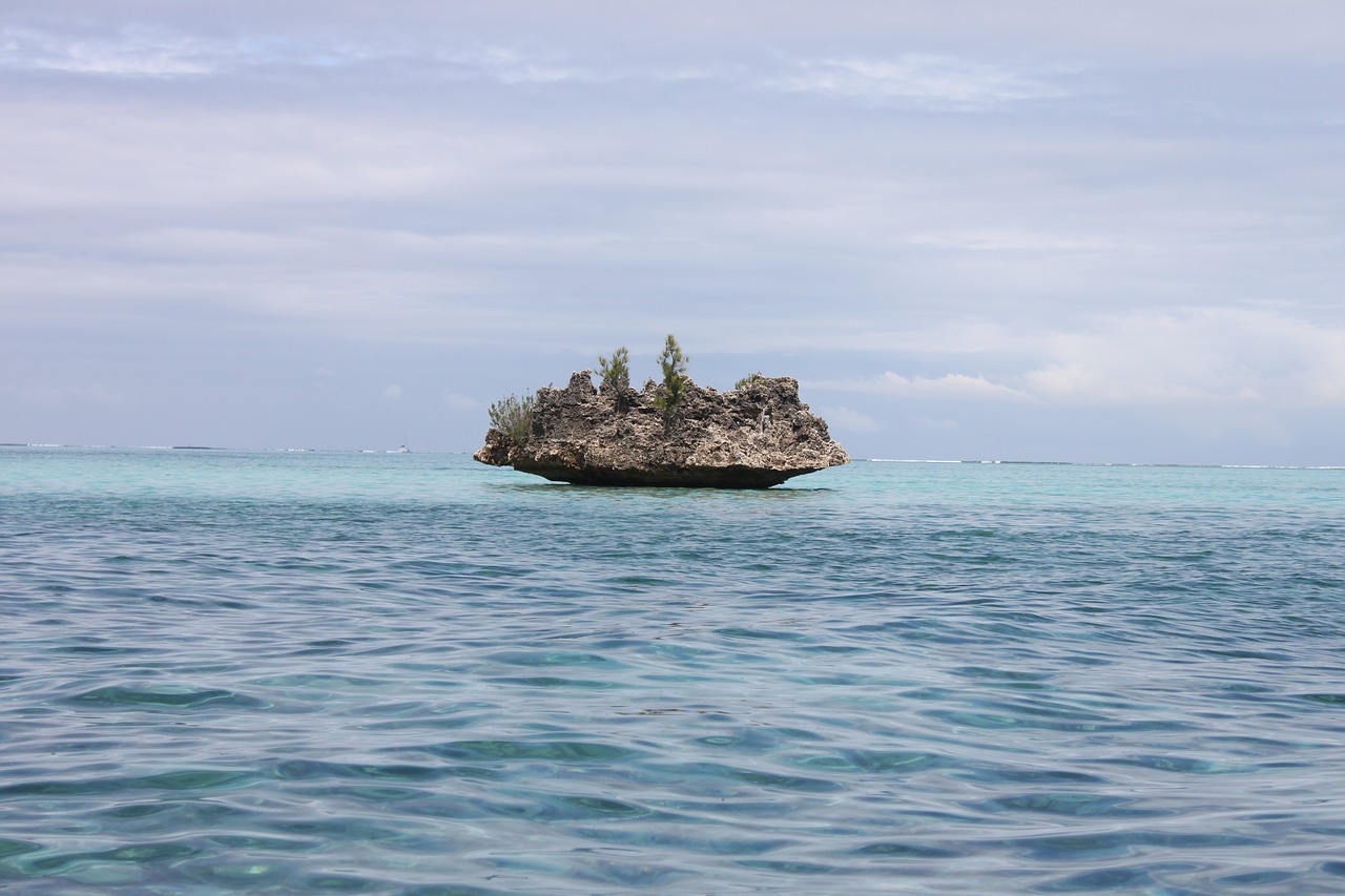 little rock  indian ocean  mauritius free photo