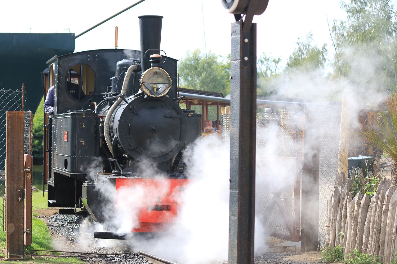 little train park locomotive free photo