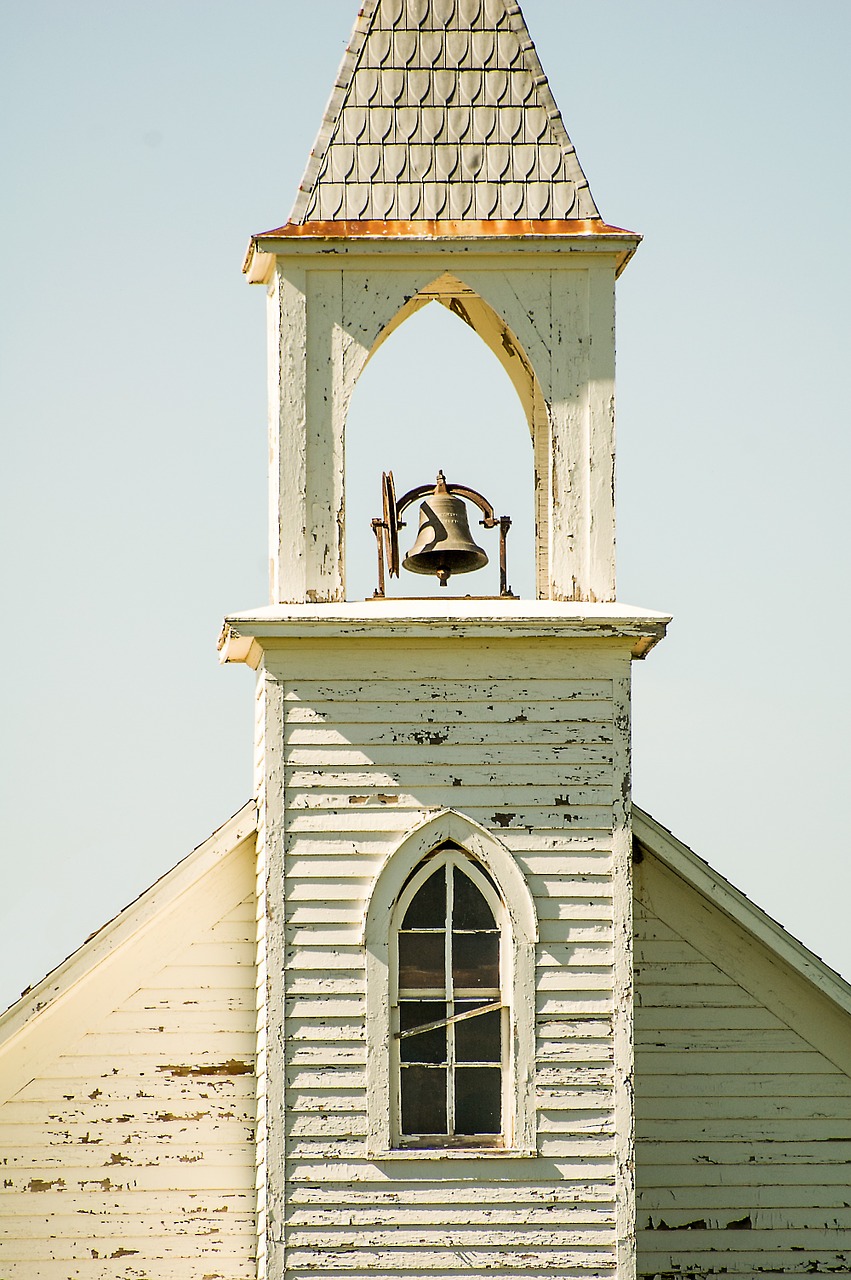 little white church chapel steeple free photo