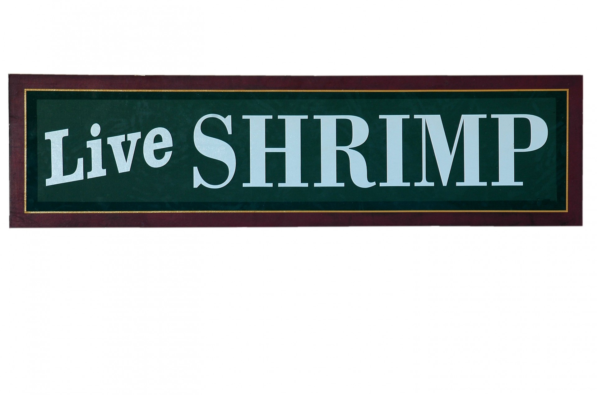 live shrimp bait signage free photo