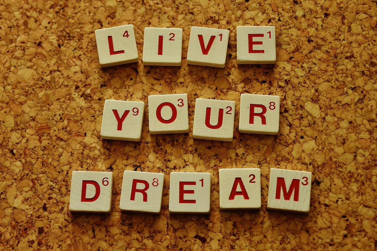 live your dream motivation incentive free photo