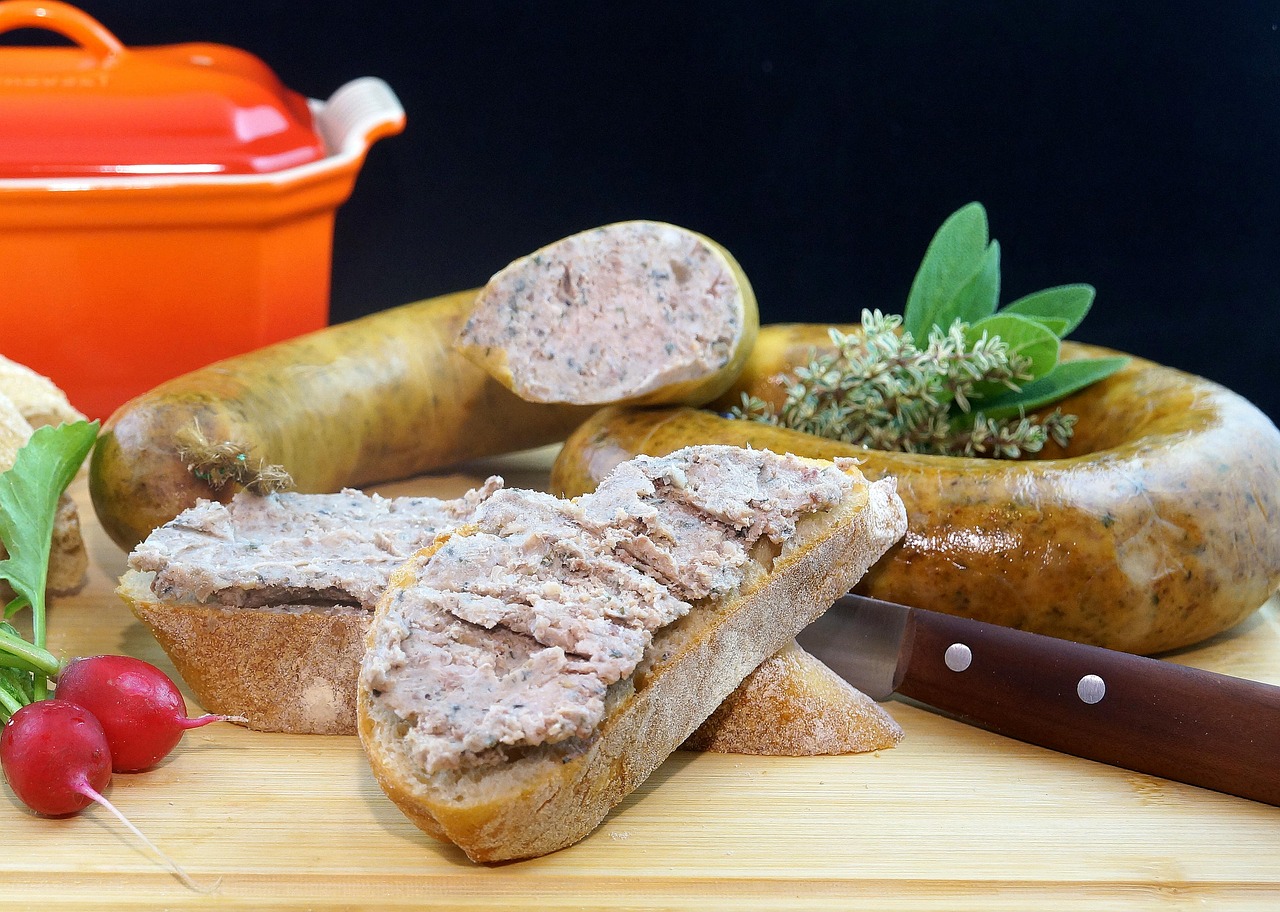 liver sausage sausage food free photo