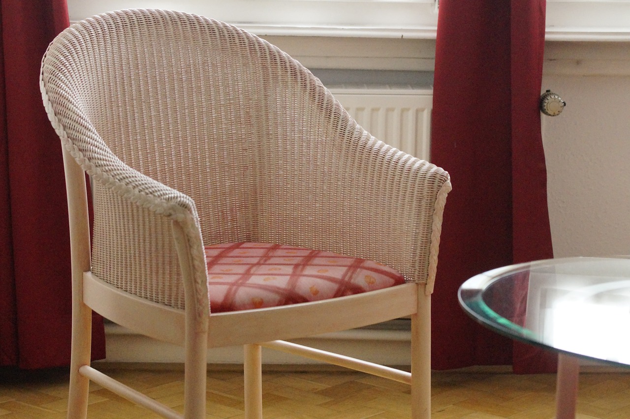living room chair korbsessel free photo