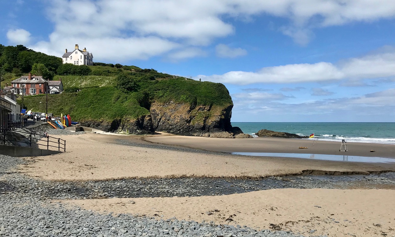 llangrannog  ceredigion  wales free photo