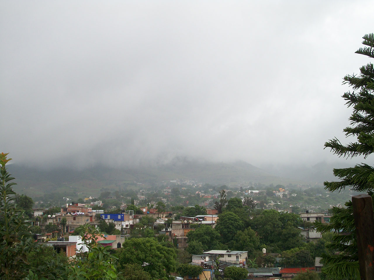rain mountain cloudy free photo