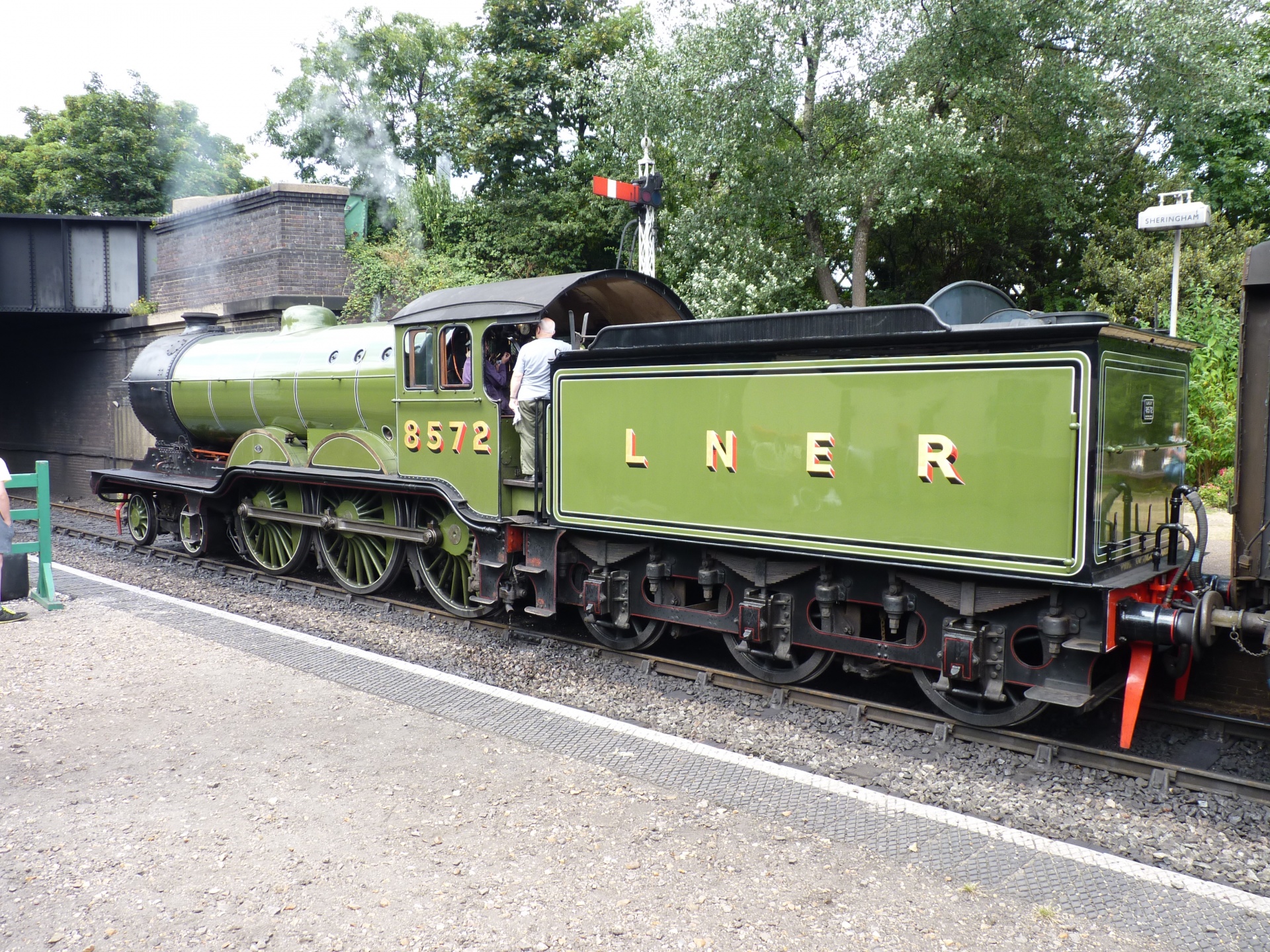 lner steam locomotive steam engine free photo