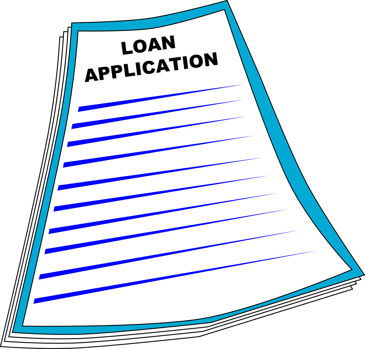 loan application application form free photo