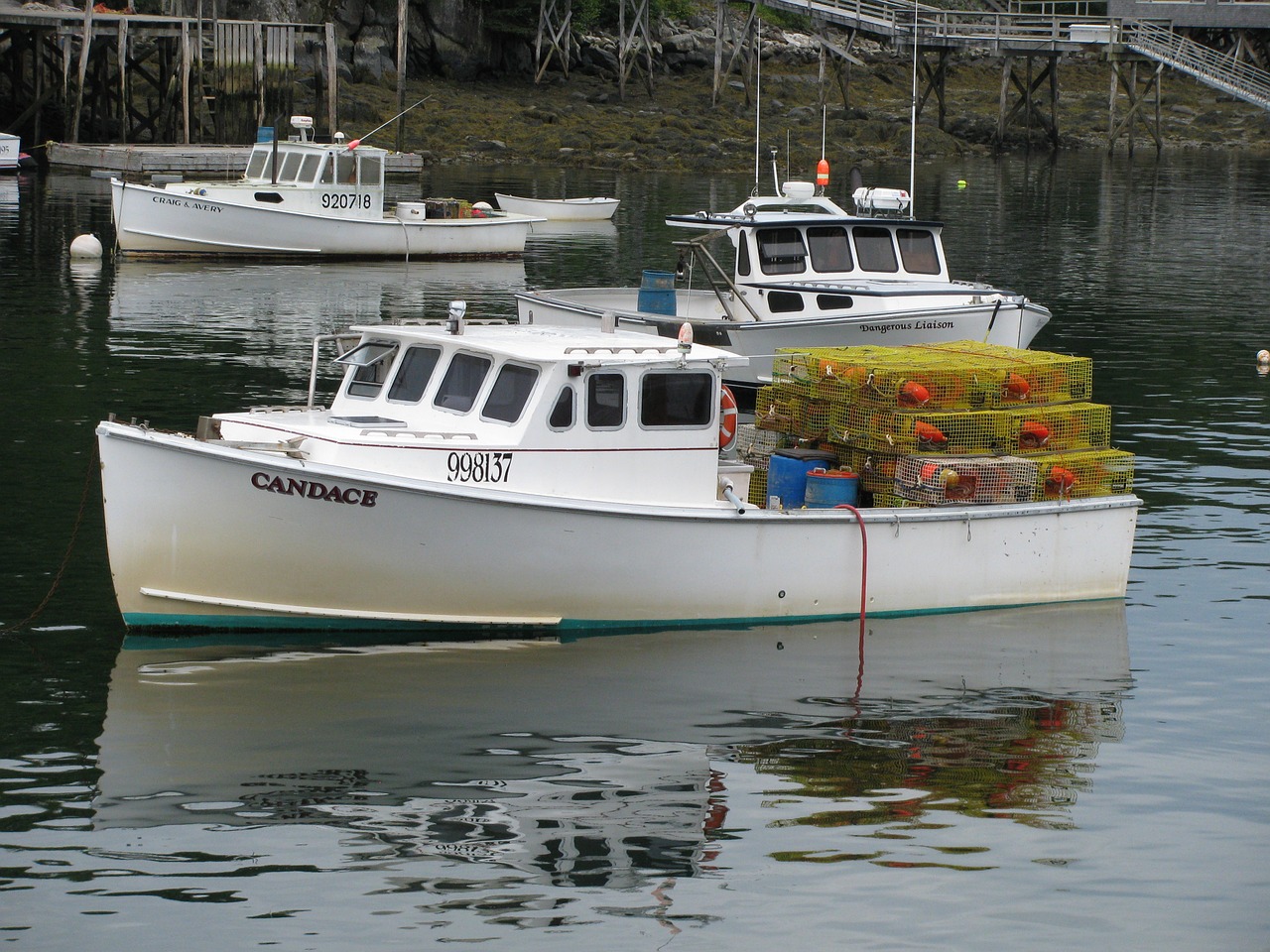 lobster boat maine usa boat free photo