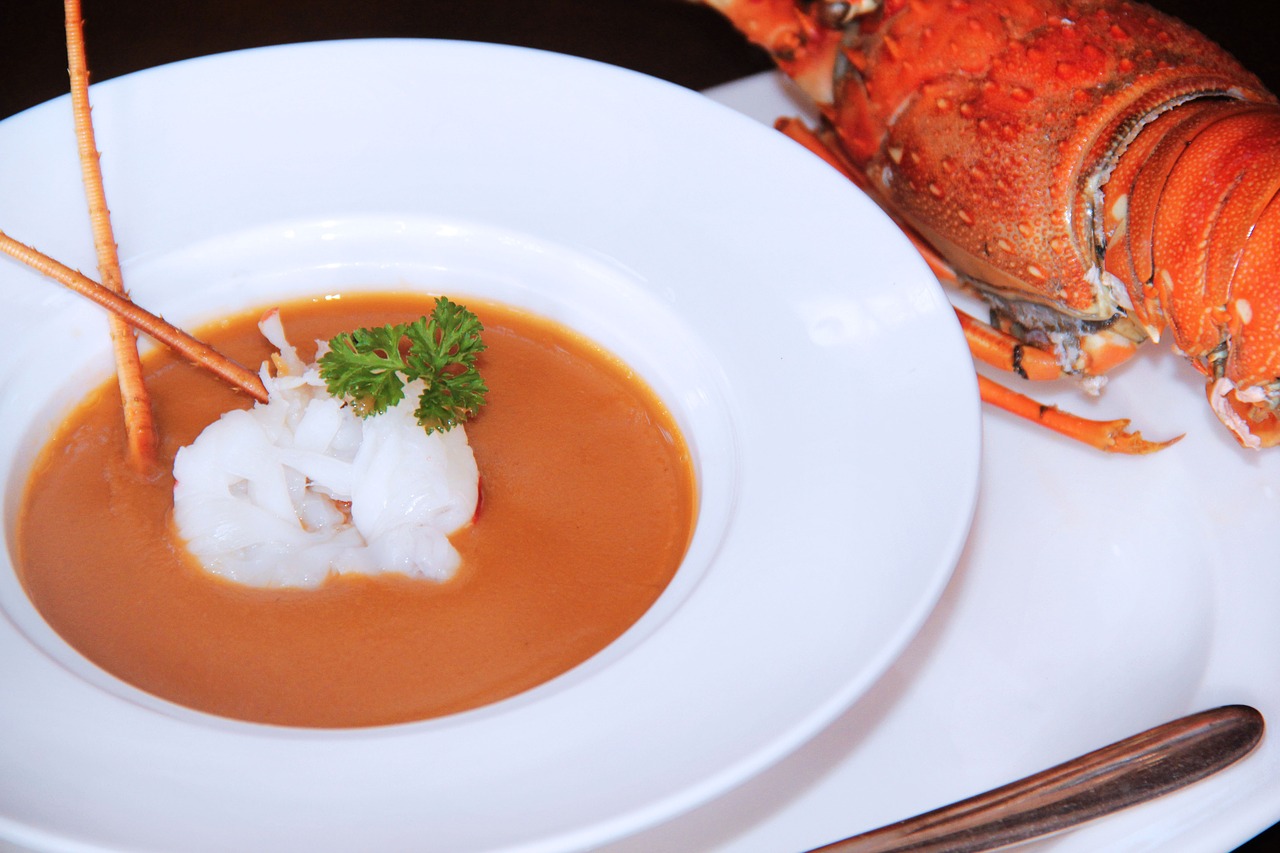 lobster soup western catering free photo