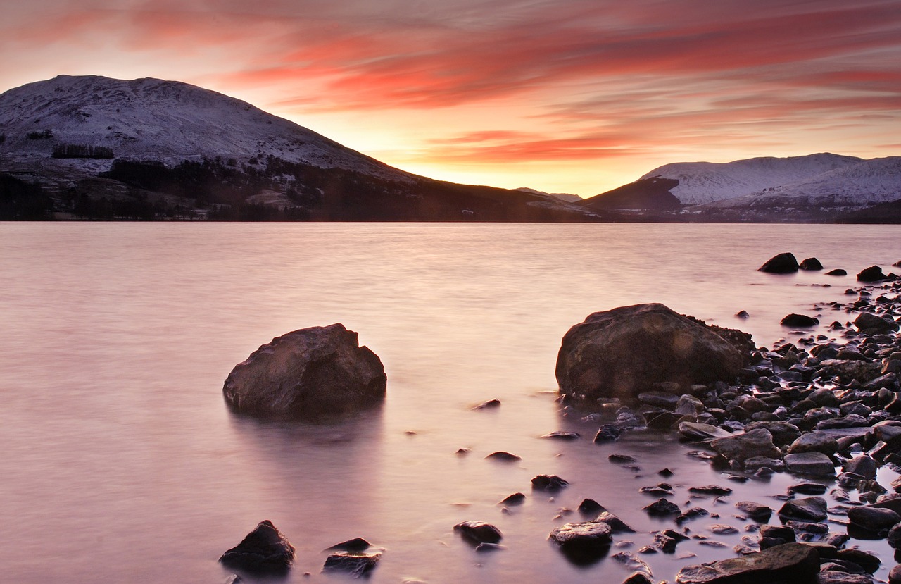 loch earn scotland high free photo