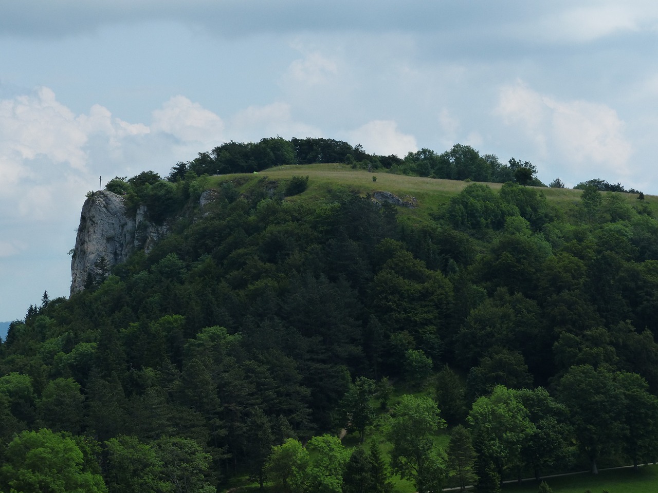 lochenstein mountain rock free photo