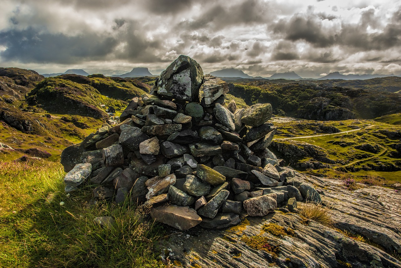 lochinver coast scotland free photo