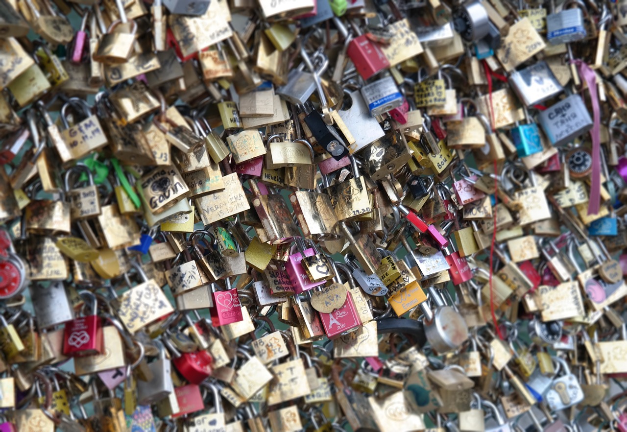 lock love padlock free photo