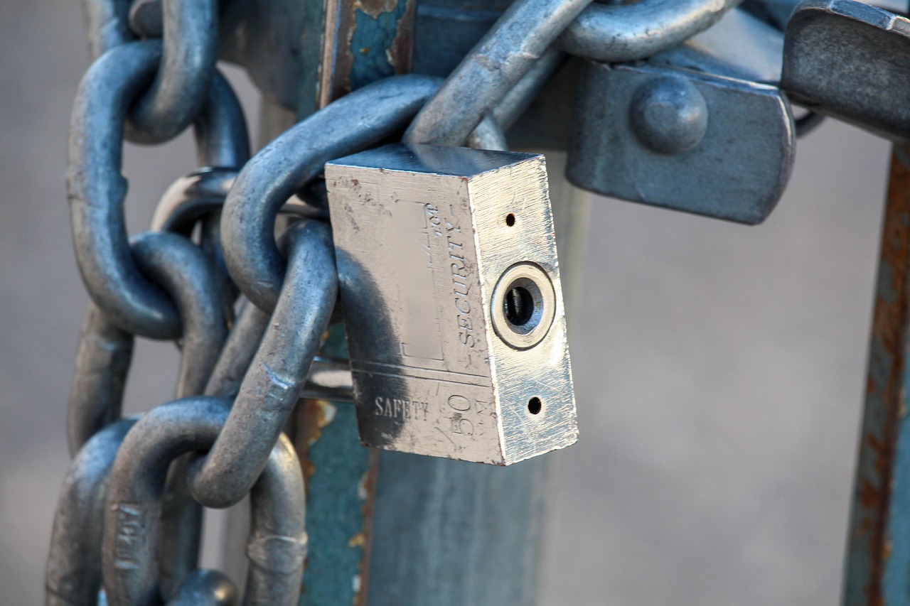 lock security iron free photo