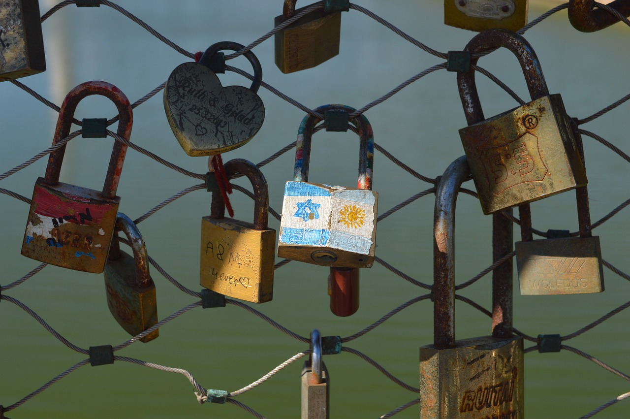 lock clasps bridge free photo