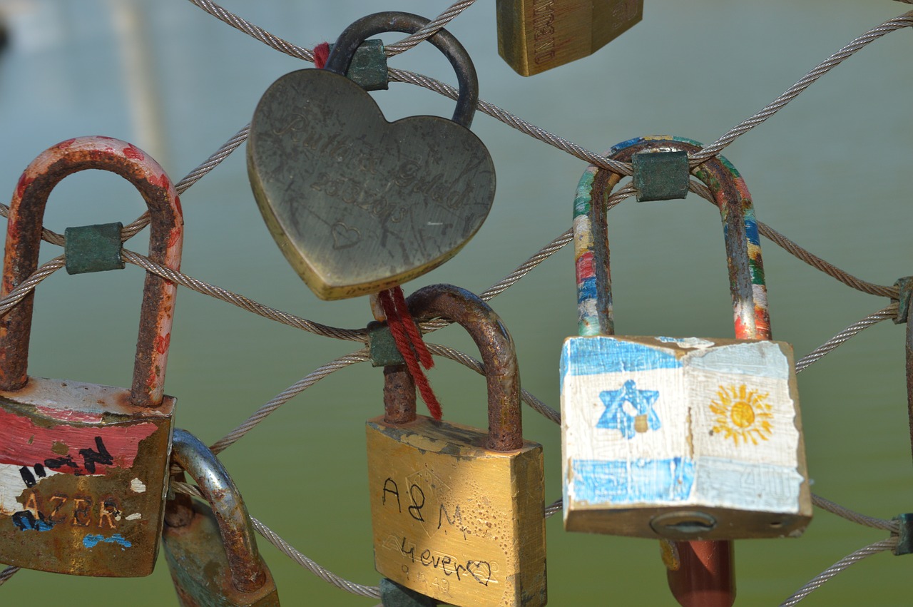 lock clasps bridge free photo