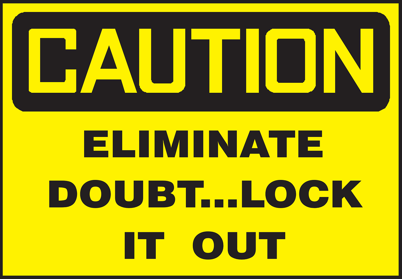 lock caution eliminate free photo