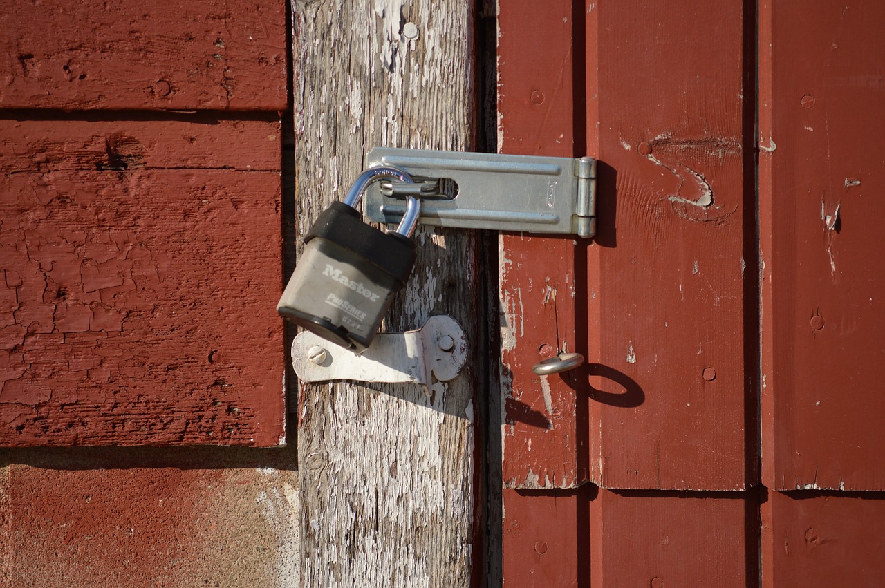 lock locked door free photo