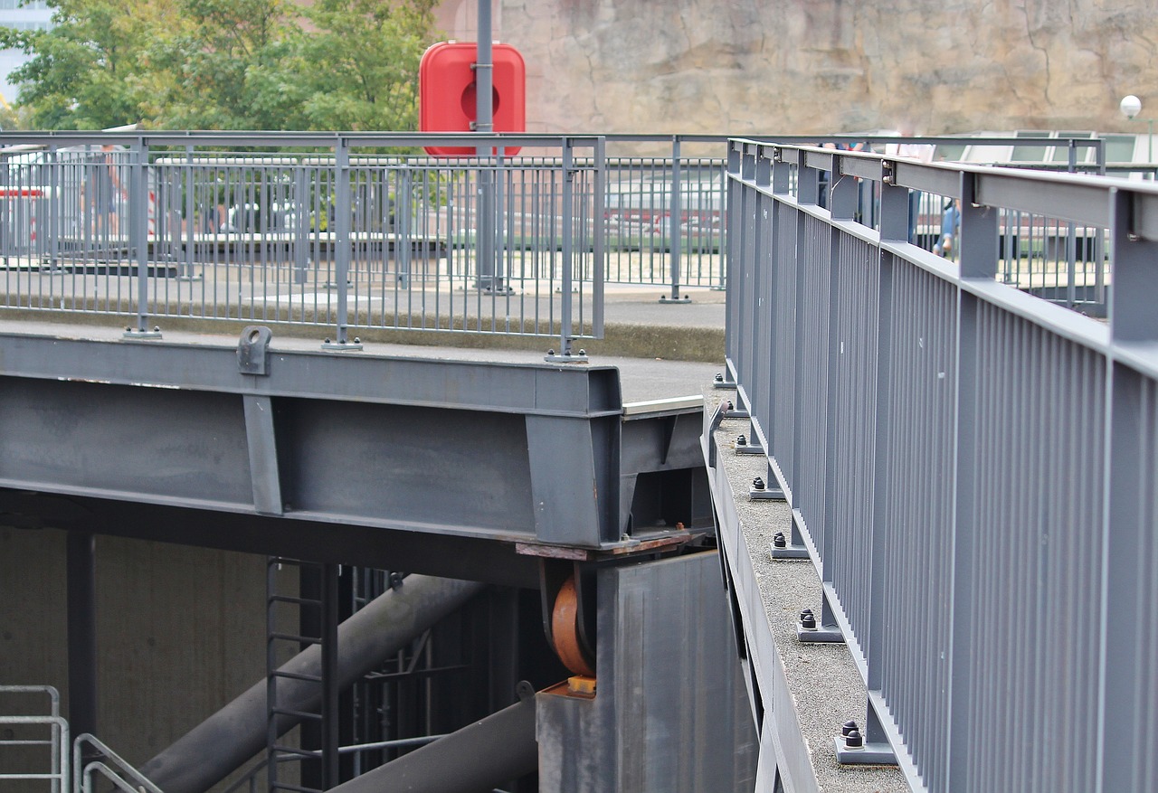 lock bridge water level free photo