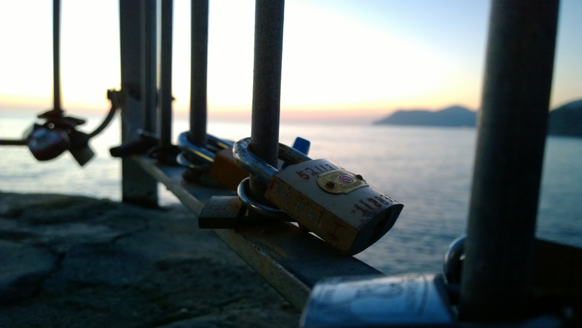 padlocks love manarola free photo