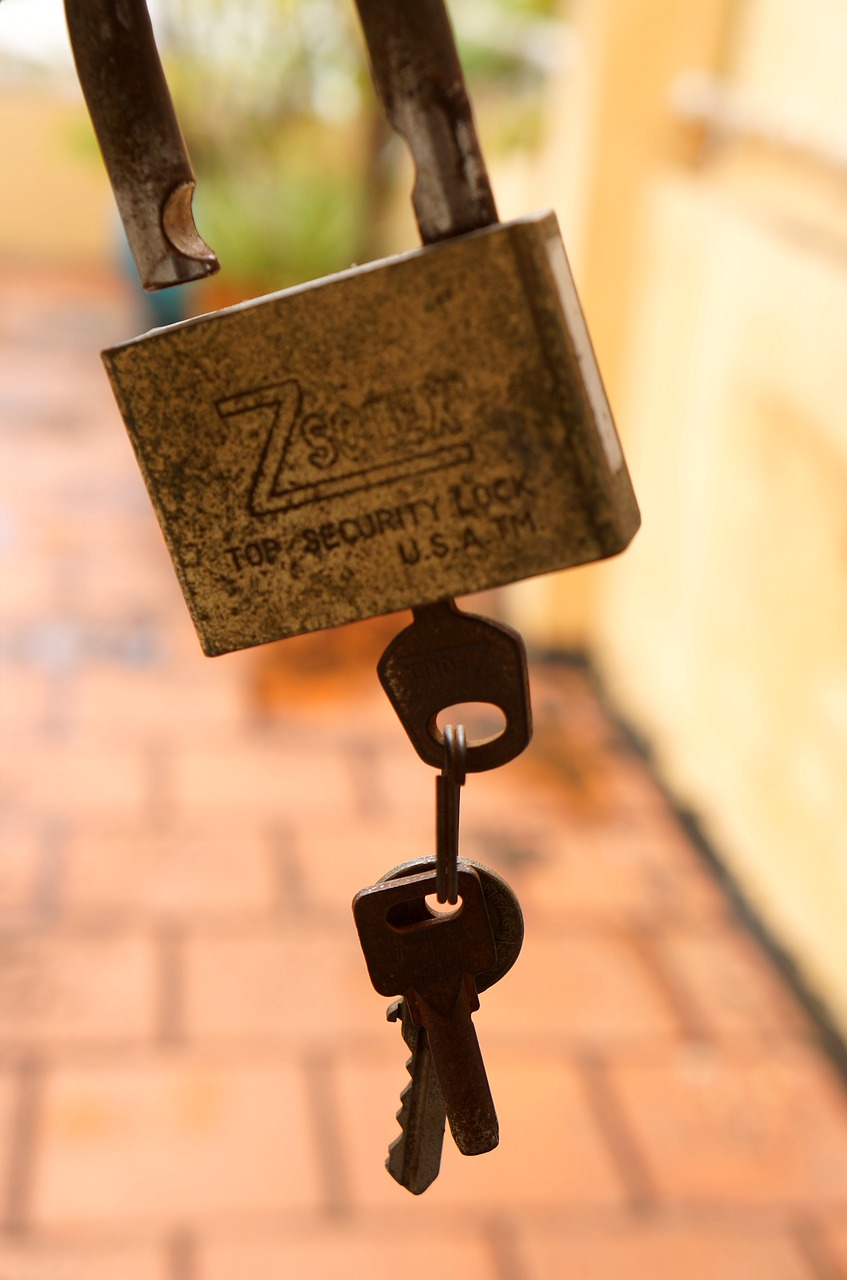 locks key rust free photo