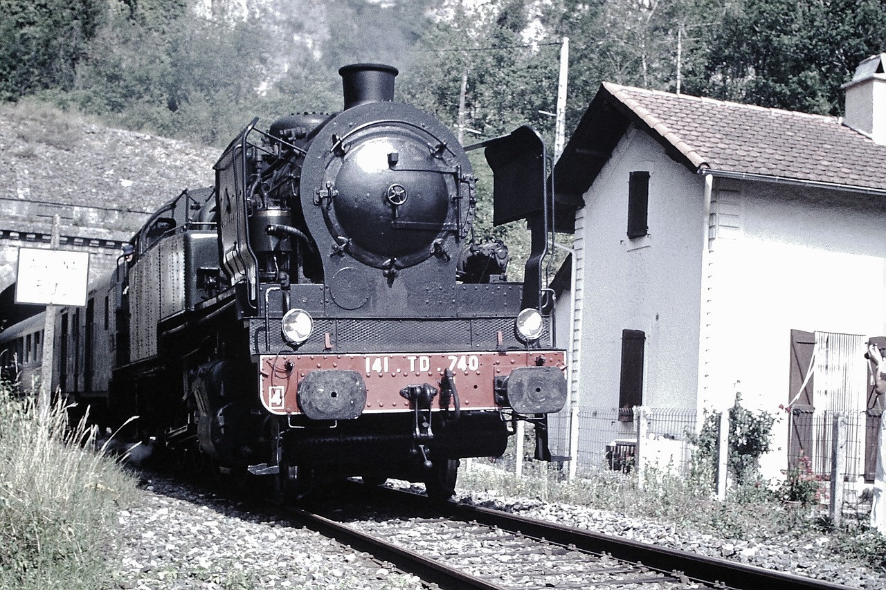locomotive steam track free photo