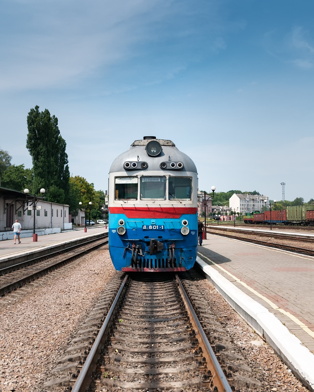 locomotive train railway station free photo