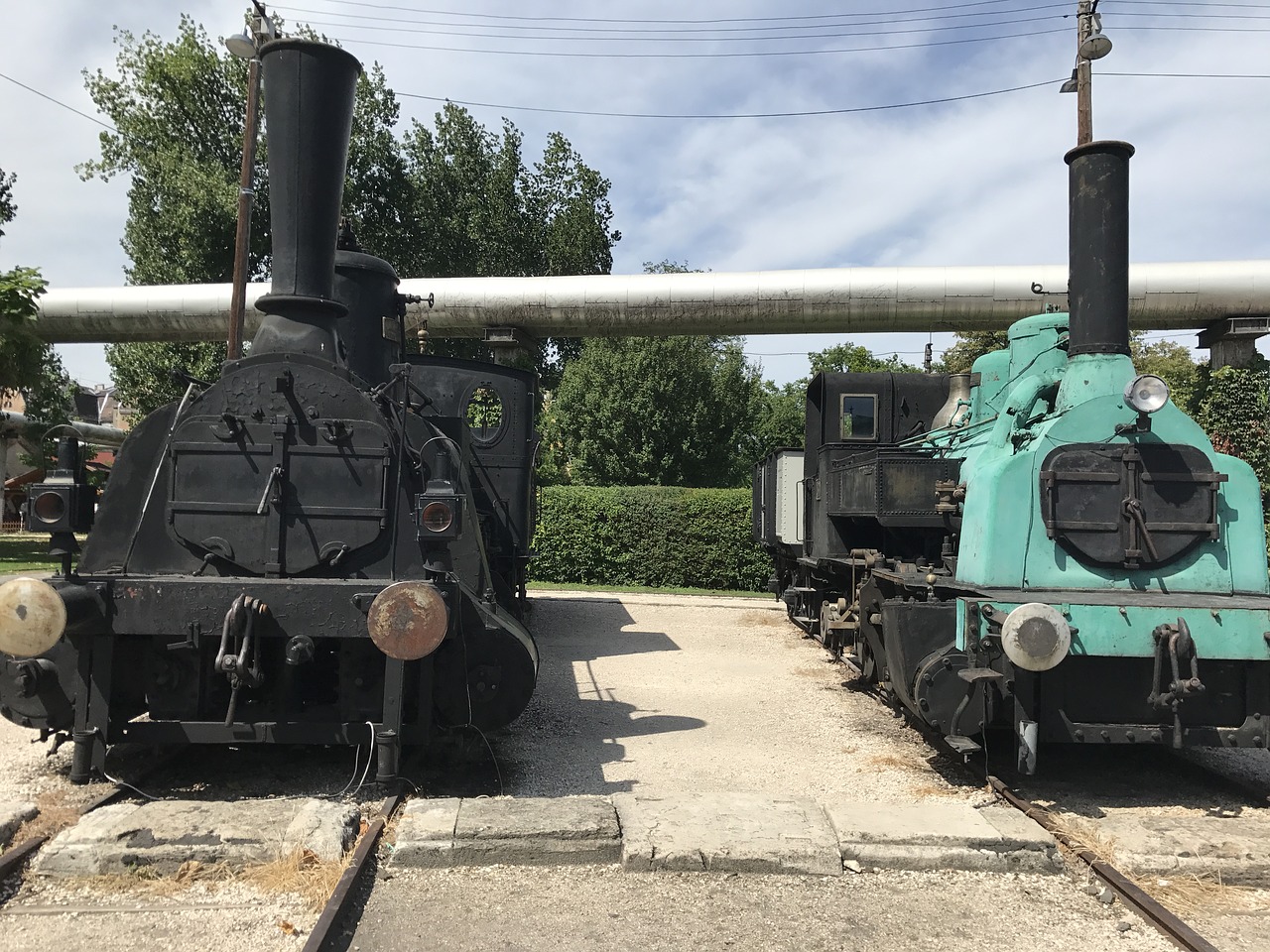 locomotive train park free photo