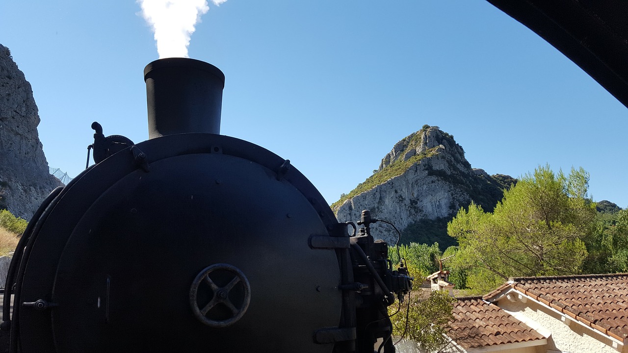 locomotive mountain gard free photo