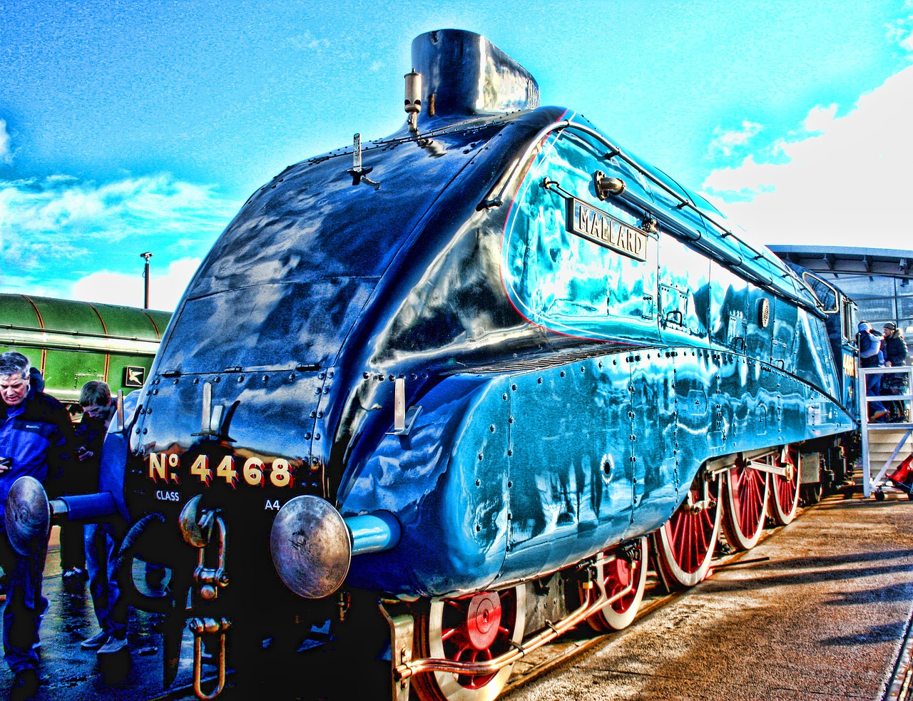 locomotive mallard engine free photo