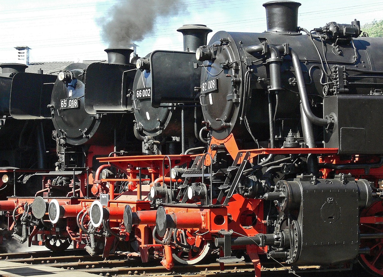 locomotive parade steam locomotive track star free photo