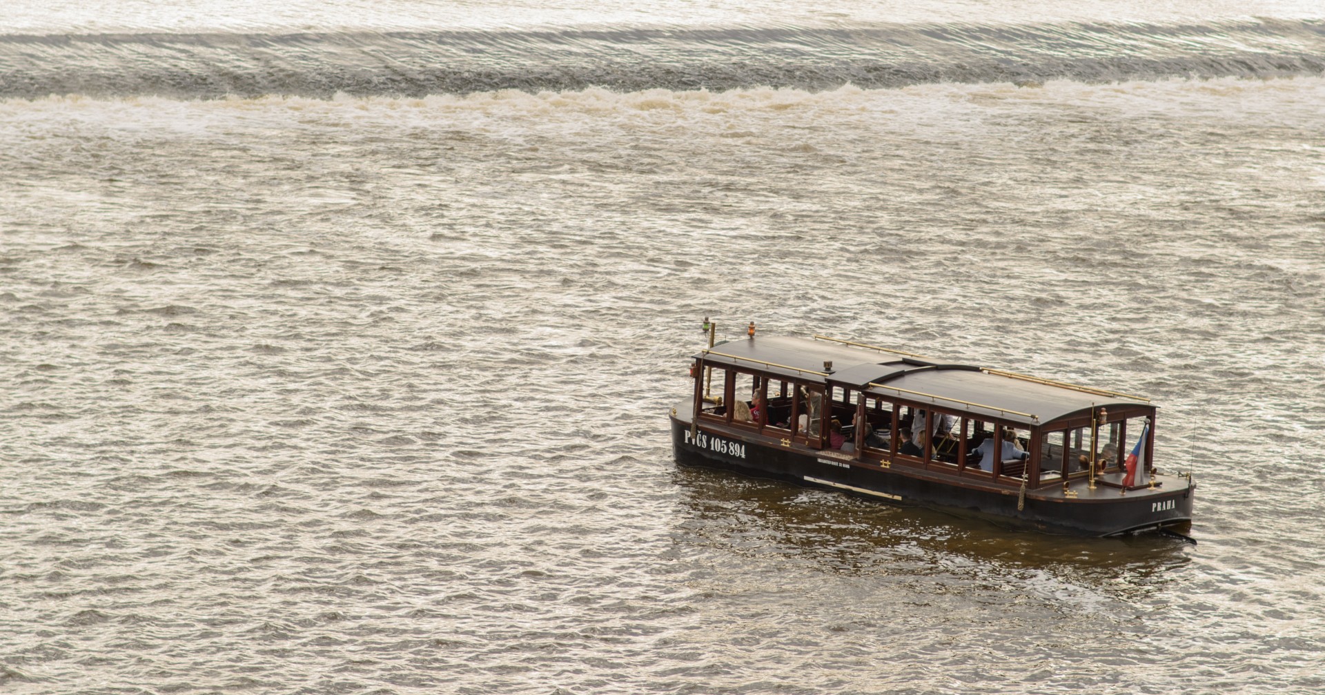 vltava river boat free photo