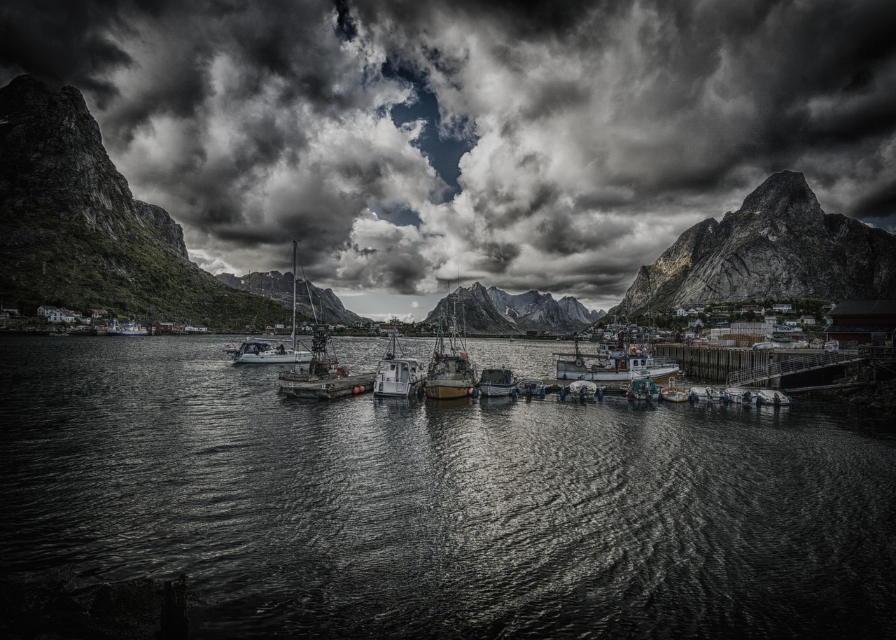 lofoten norway water free photo