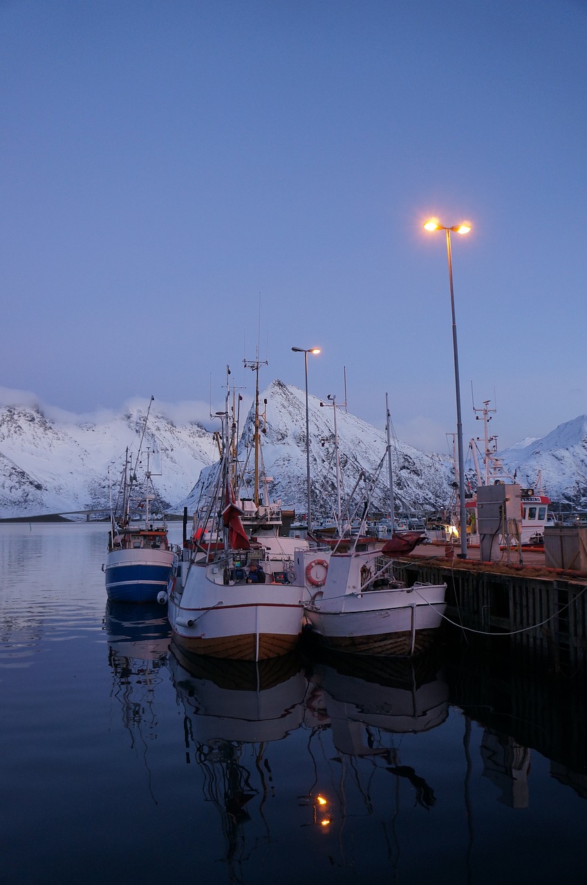 lofoten  norway  port free photo