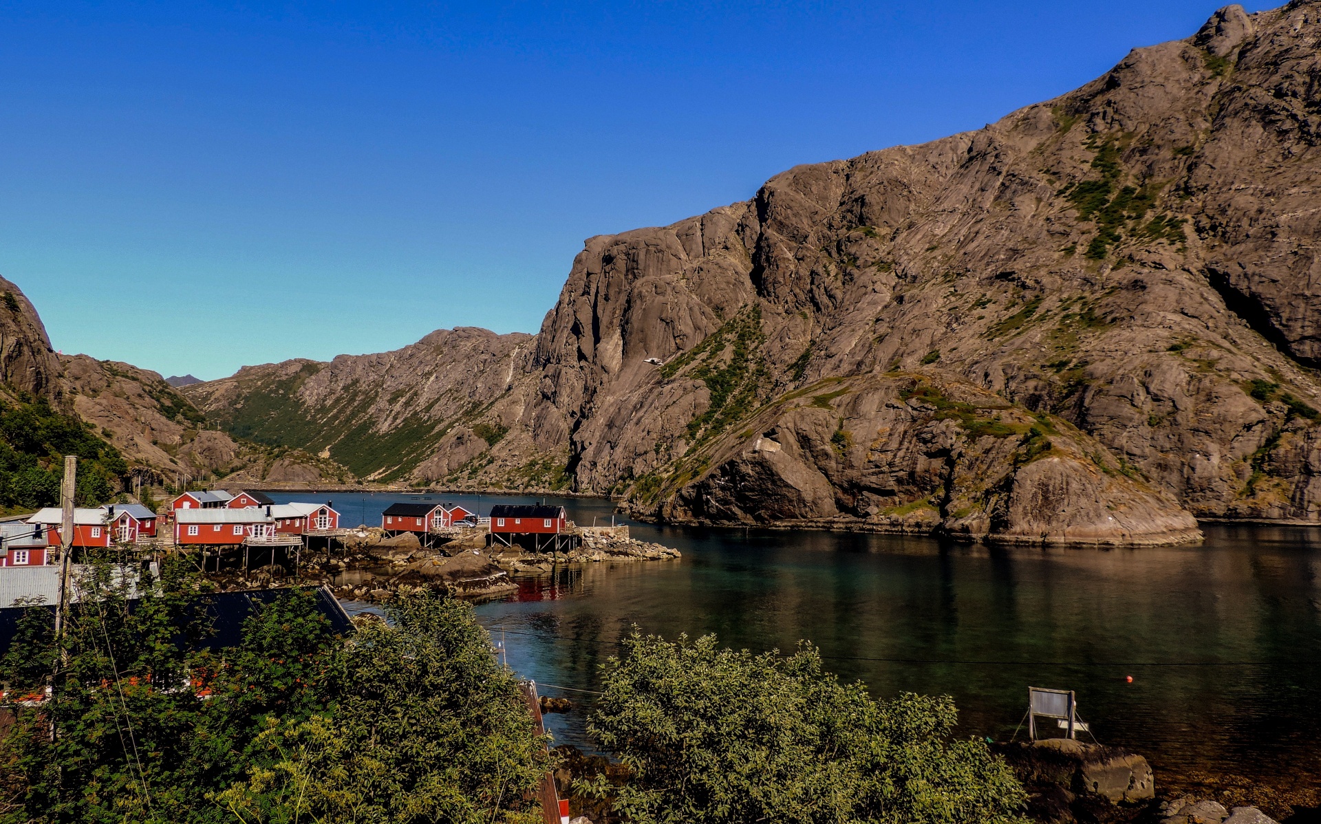 lofoten sun sunny day free photo