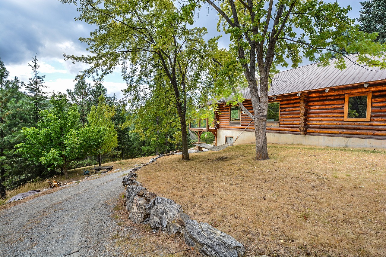 log home cabin free photo