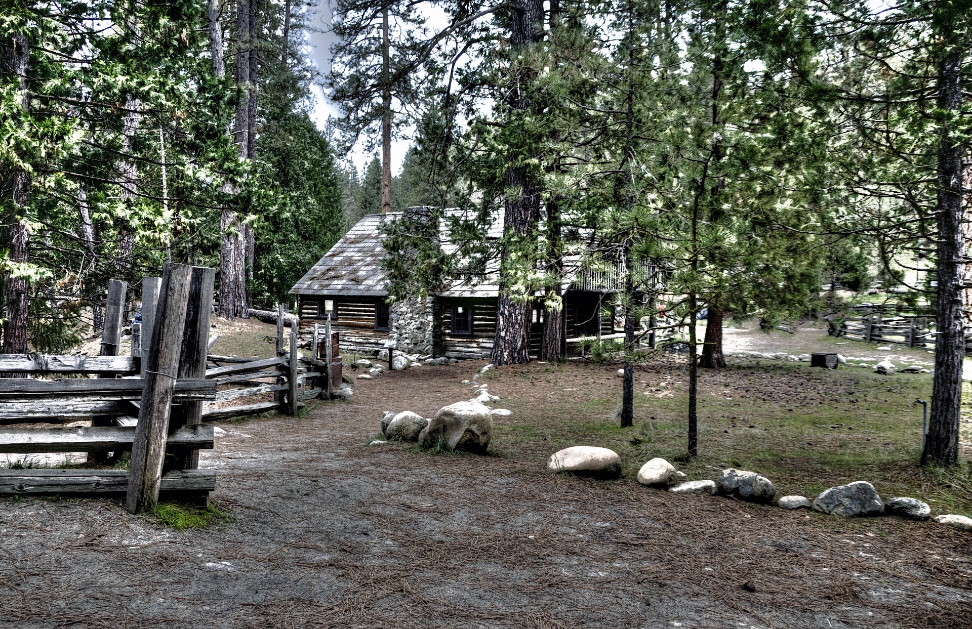 log cabin cabins old free photo