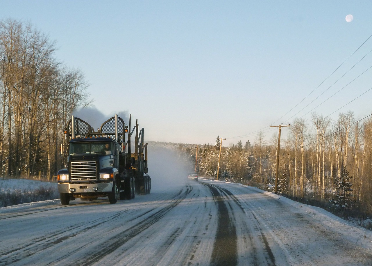 logging truck transportation technical free photo
