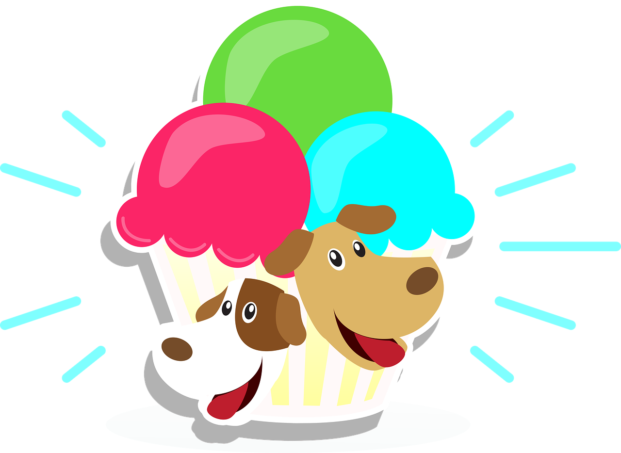 logo  ice cream  dogs free photo