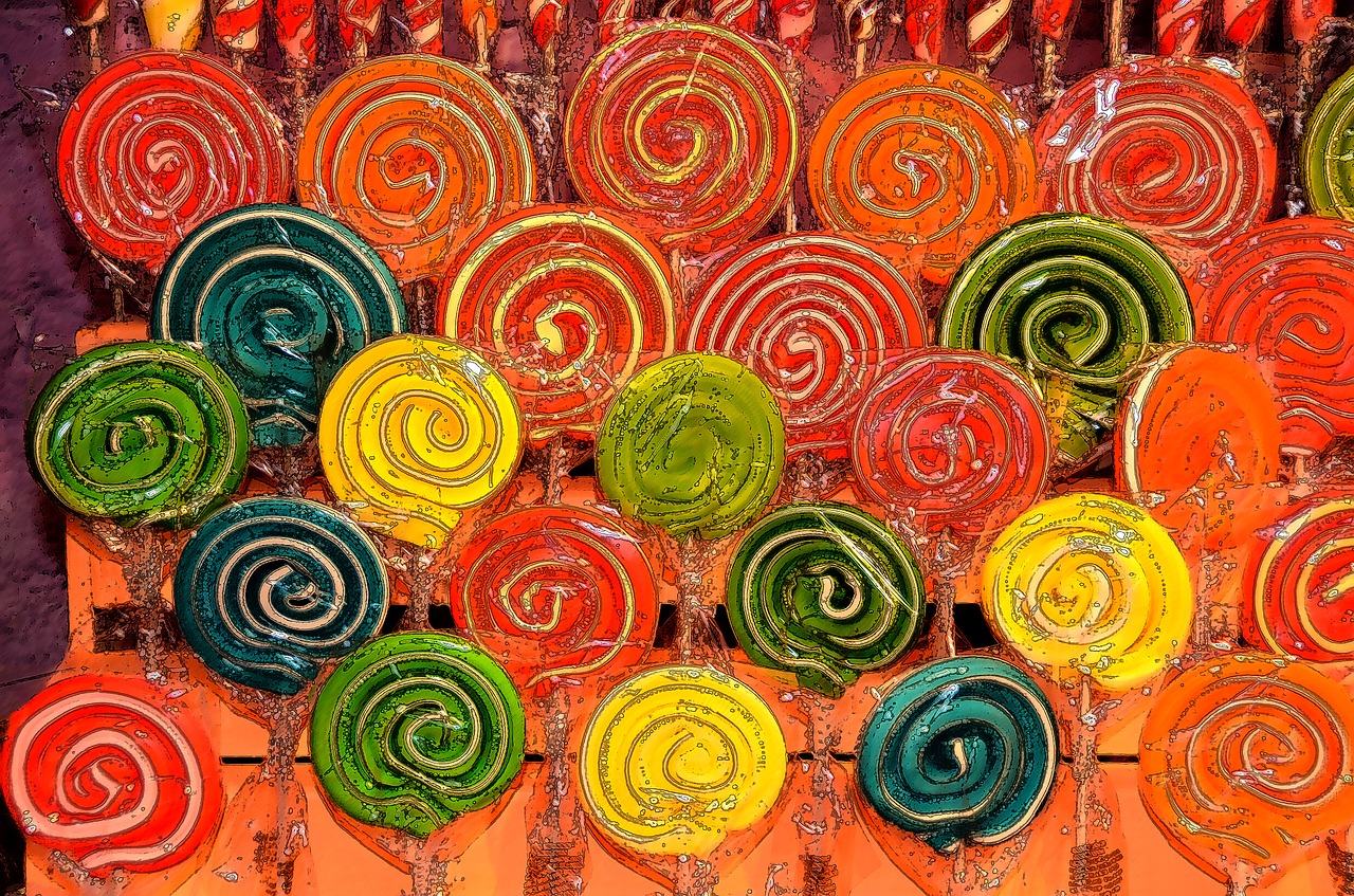 lollipops forms colors free photo