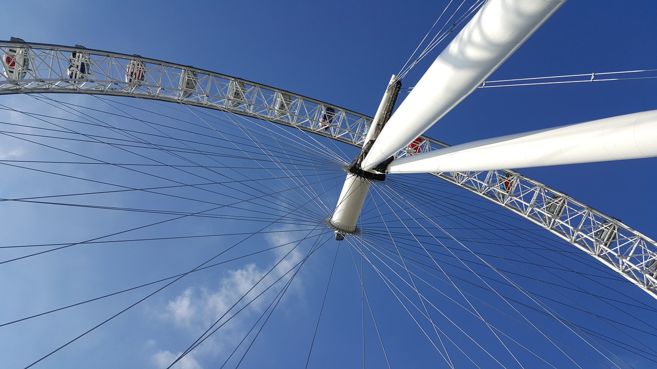 london ferris wheel manege free photo