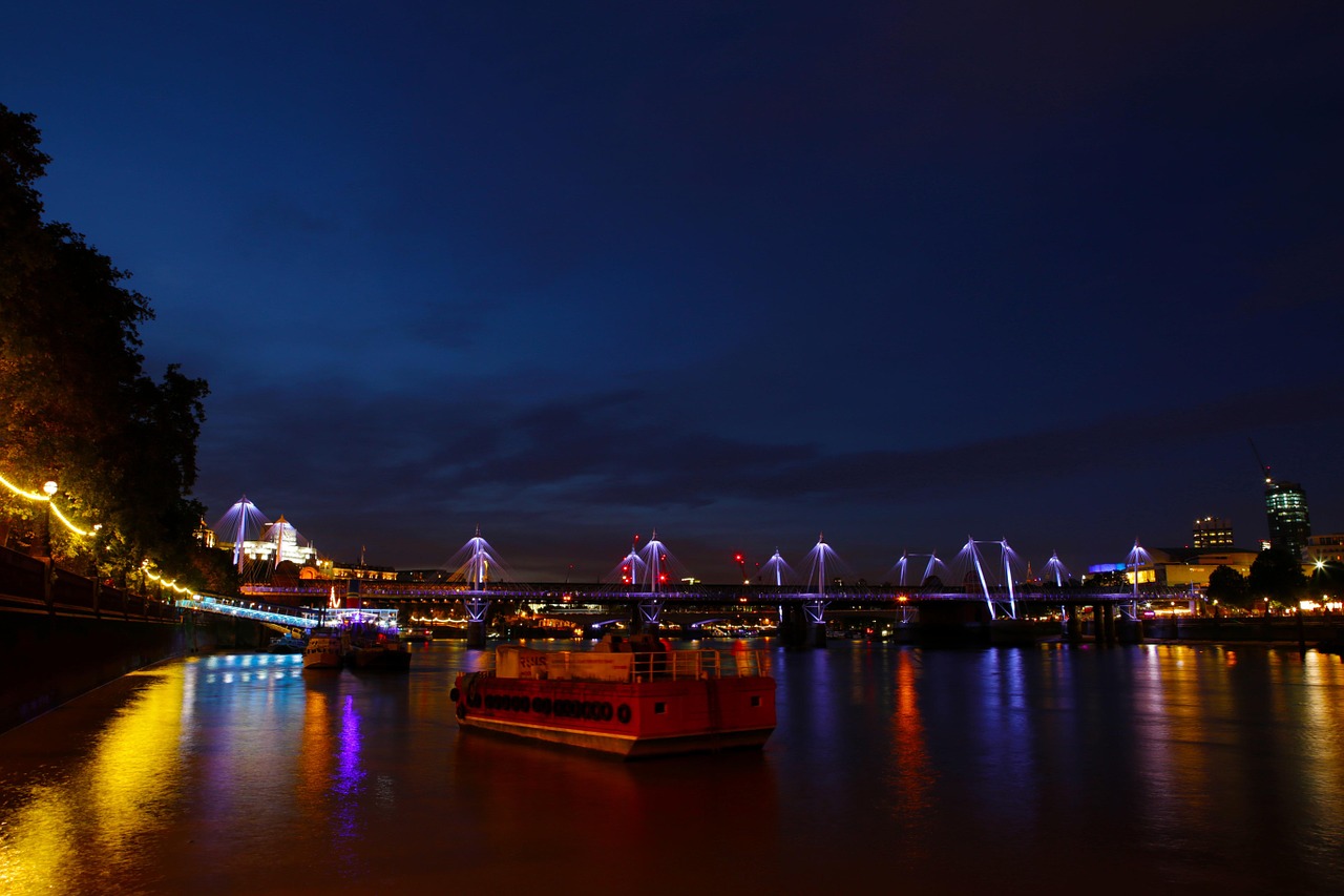 london thames river free photo