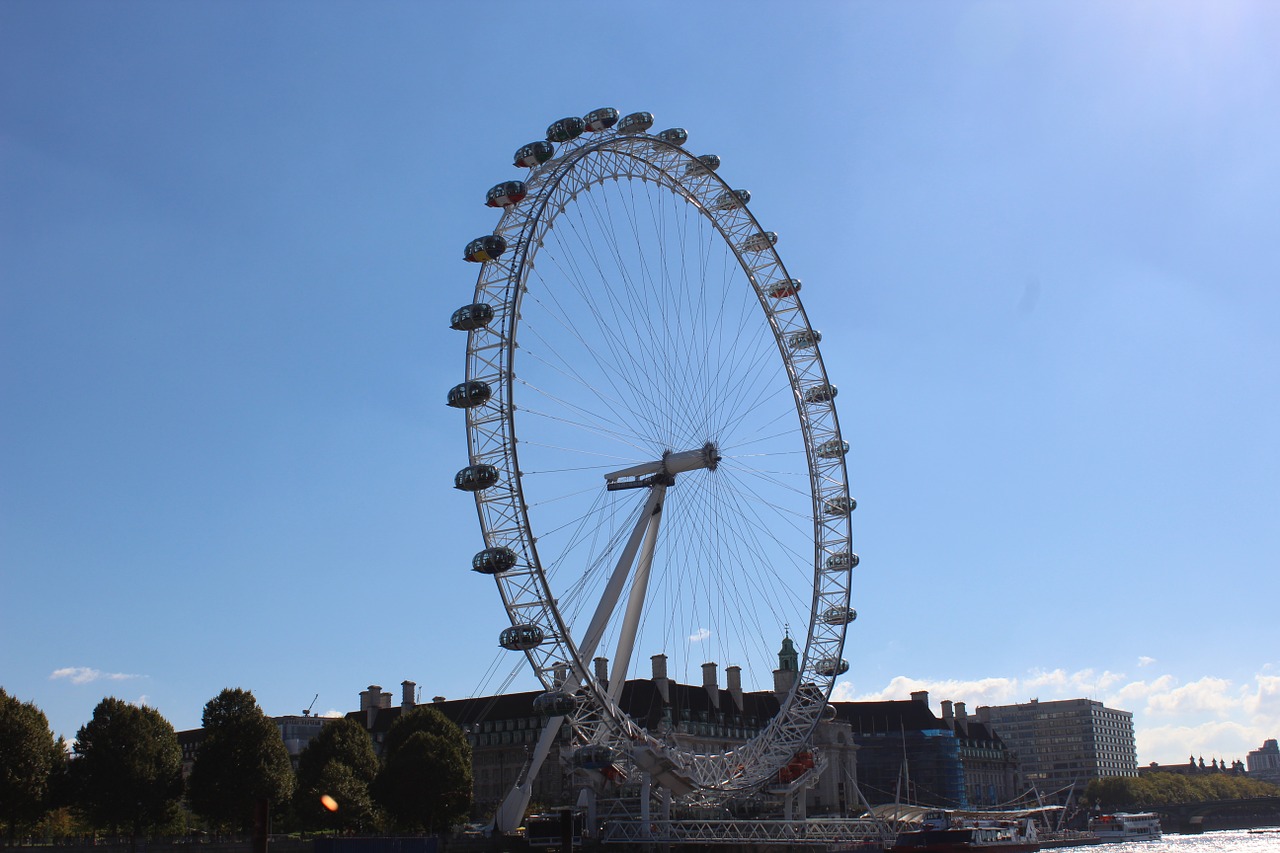 london londoneye ferris wheel free photo