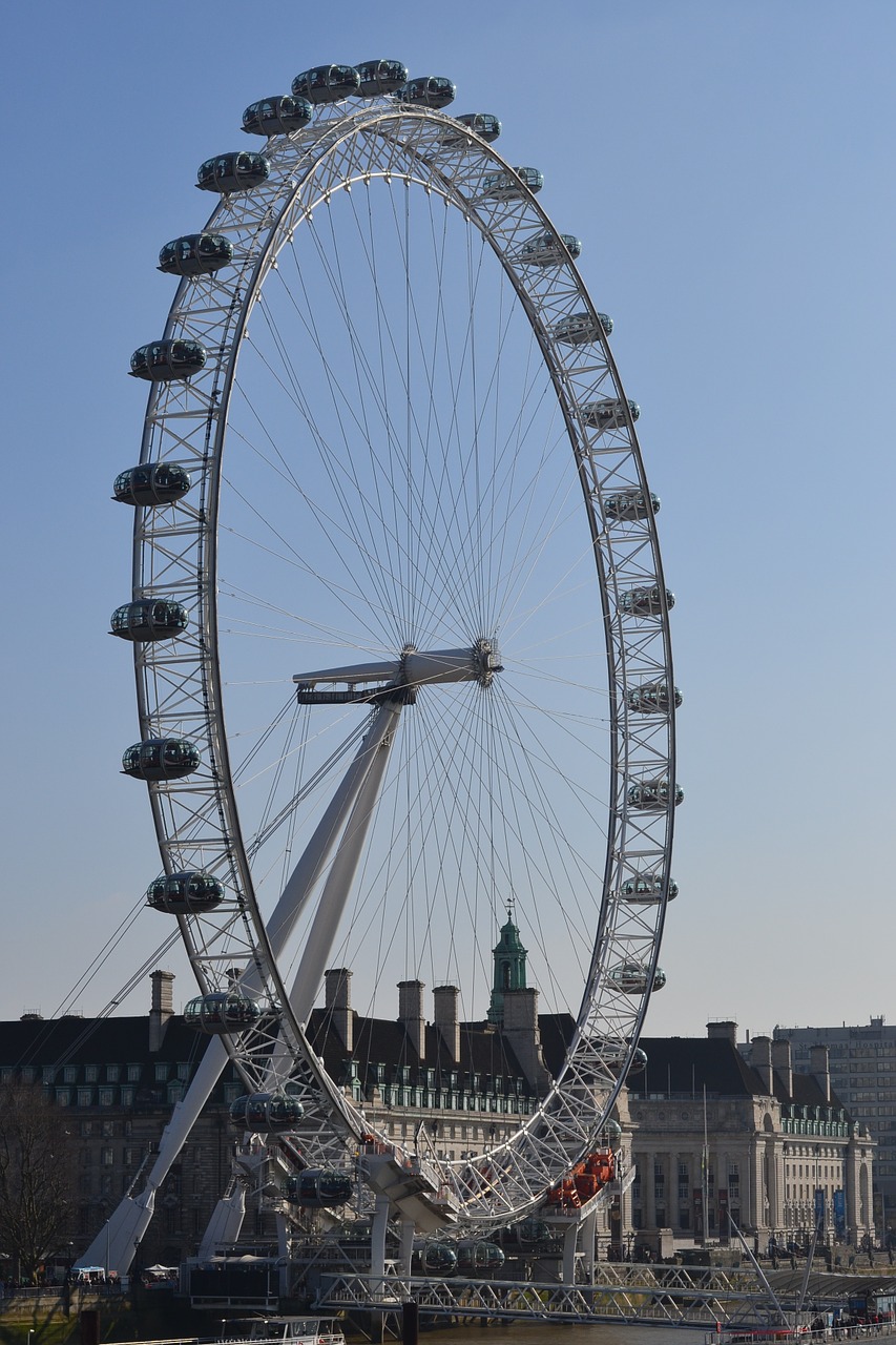 london ferris wheel england free photo