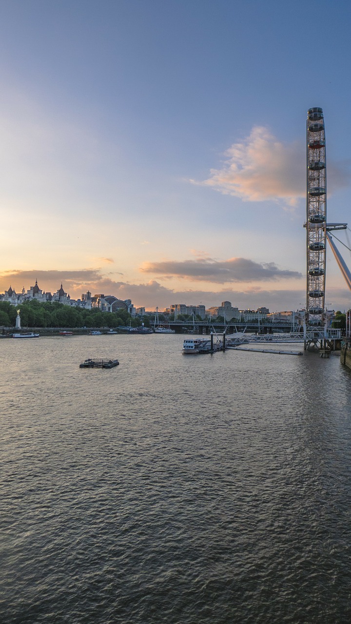 london london eye landscape free photo